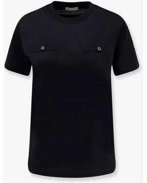 Moncler Cotton T-Shirt - Black