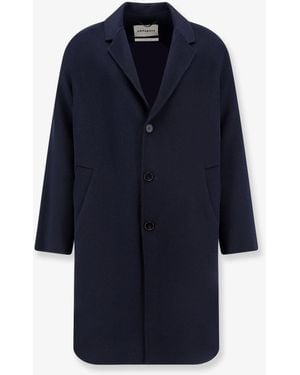 Amaranto Outdoor Wool Coat - Blue