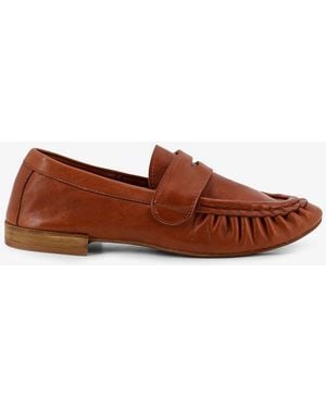 Semelle Leather Loafers - Brown
