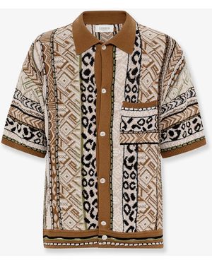 Laneus Knitted Shirt - Natural