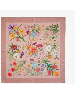 Gucci Foulard Flora - Bianco