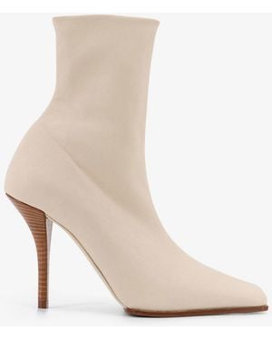 Alaïa Leather Boots - White
