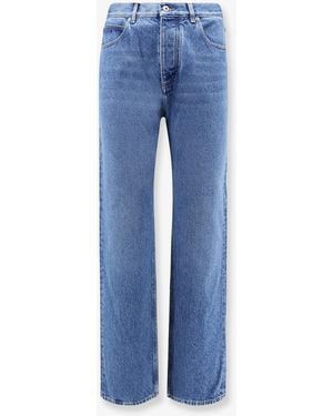 Bottega Veneta Regular Cotton Jeans - Blue