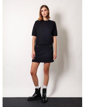 スカート GUCCI DARK GREEN VISCOSE AND TWEED BLEND SKIRT GUCCI Dark green viscose and tweed blend skirt | TheDoubleF