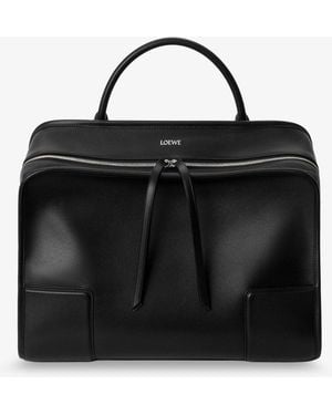 Loewe Amazona 180 Xl Leather Handbag - Black