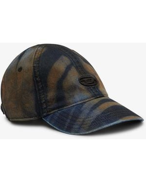 DIESEL C-Hupa Cotton Blend Baseball Hat - Black