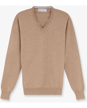 Brunello Cucinelli Cashmere Jumper - White