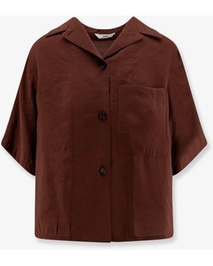 Hevò Novoli Modal Blend Shirt - Brown