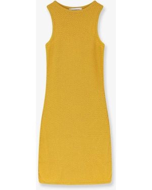 Laneus Cotton Dress - Yellow