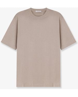 Bramani Cashmere Cotton And Silk Blend T-Shirt - White
