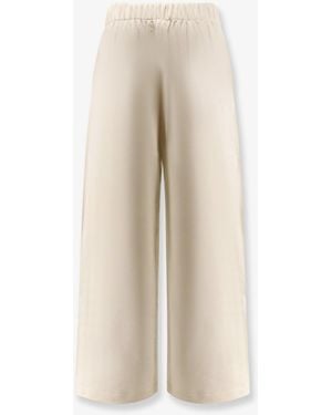 Max Mara Filovia Silk And Cotton Jogger Trousers - Natural