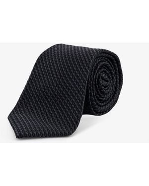 Kiton Silk Tie - Black