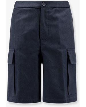 Hevò Cotton Bermuda Shorts - Blue