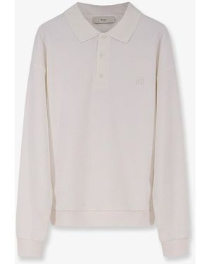 DUNST Polo Con Patch Logo - Bianco