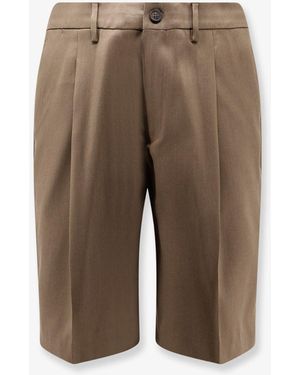 Golden Goose Deluxe Brand Virgin Wool Shorts - Natural
