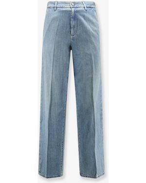 Lardini Washed-Out Effect Jeans - Blue