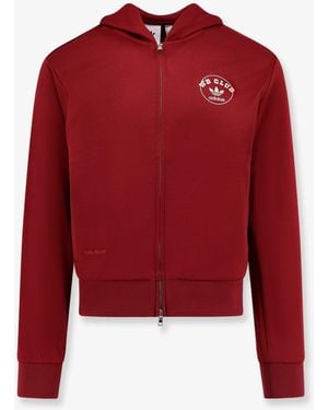 adidas Wb Track Hoodie Hooded Sweatshirt - Red