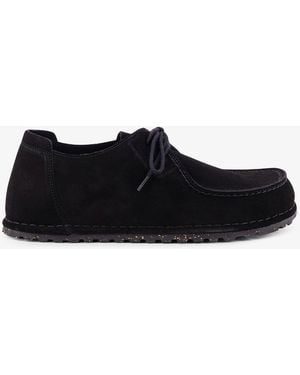 Birkenstock Suede Lace-Up Shoes - White