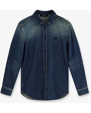 Gucci Certified Washed Cotton Denim Shirt - Blue