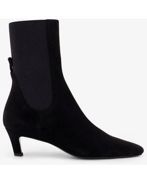 TOTEME Suede Boots - Black