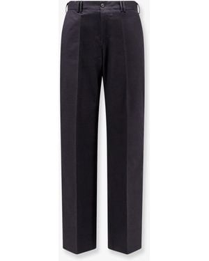 PT Torino Michael Wool And Cotton Blend Trousers - Blue