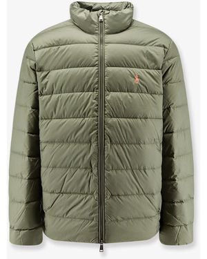 Polo Ralph Lauren Packable Down Jacket Made From Recycled Materials - Green