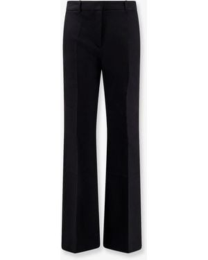 JOSEPH Tafira Viscose And Cotton Trousers - Black