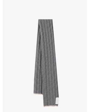 Brunello Cucinelli Cashmere Scarf - Gray