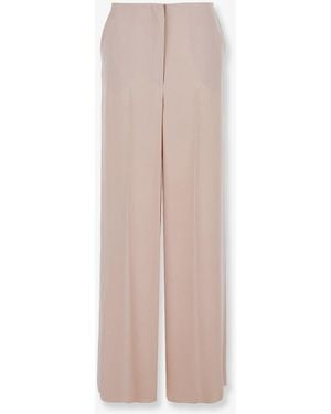 Pinko Limoncello Satin Trousers - Natural