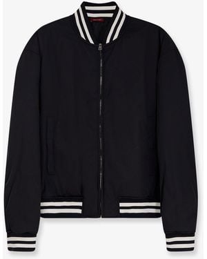 Gucci Reversible Jacket Tech Fabric Polyester Coat - Black