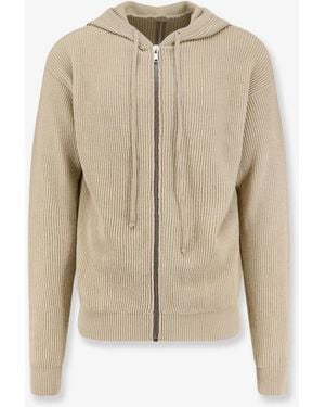 Rick Owens Virgin Wool Cardigan - Natural