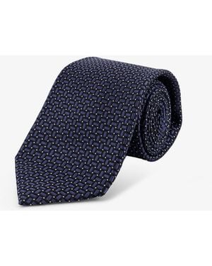 Kiton Silk Tie - Blue