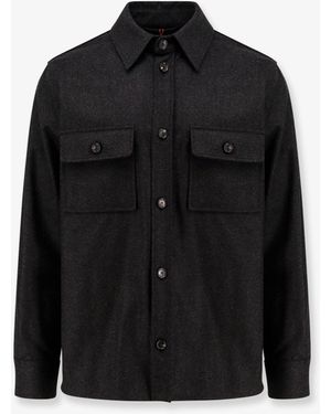 Loro Piana Wool And Cashmere Shirt - Black