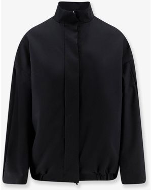 Hevò Porto Selvaggio Wool Blend Jacket - Black