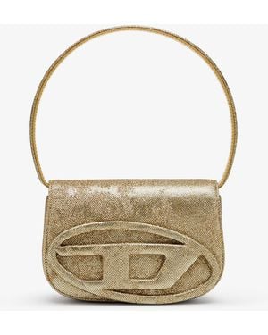 DIESEL 1Dr Glitter Fabric Shoulder Bag - Metallic