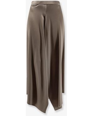 Alysi Satin Skirt - Brown