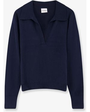 Closed Cotton And Cashmere Blend Jumper - Blue