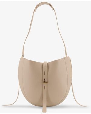 MINOBOSSI Lizzie Leather Crossbody Bag - White