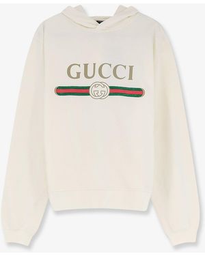 Gucci Cotton And Cashmere Sweatshirt - White