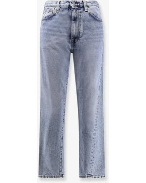 TOTEME Twisted Seam Organic Cotton Jeans - Blue