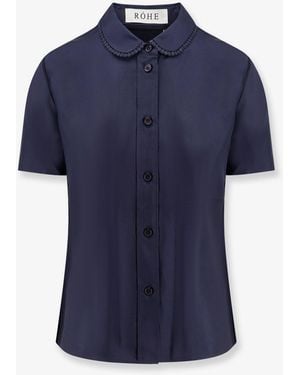 Rohe Silk Shirt - Blue