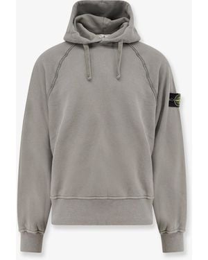 Stone Island Organic Cotton Sweatshirt - Grey
