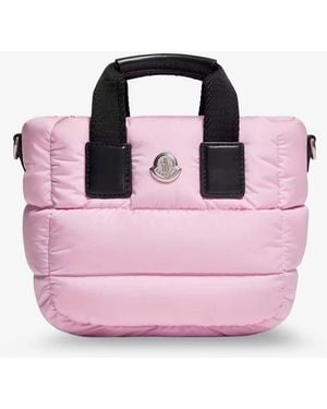 Moncler Caradoc Micro Nylon Shoulder Bag - Pink