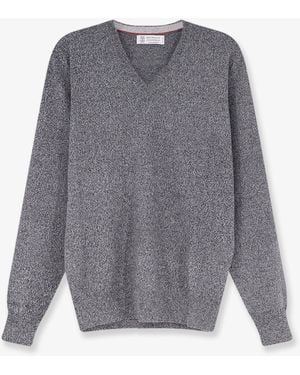 Brunello Cucinelli Cashmere Sweater - Gray