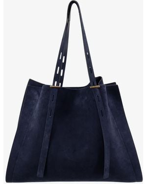 MINOBOSSI Paula Suede Shoulder Bag - Blue