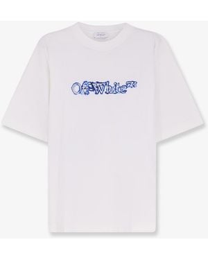 Off-White c/o Virgil Abloh Cloudy Arrow Skate Cotton T-Shirt - White