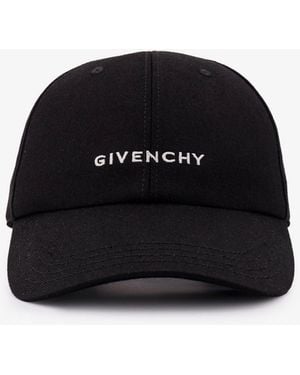 Givenchy Cotton Blend Baseball Hat - Black
