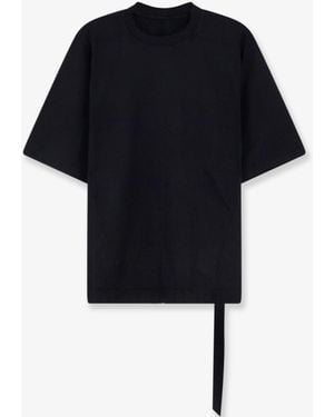 Rick Owens Walrus Cotton T-Shirt - Black