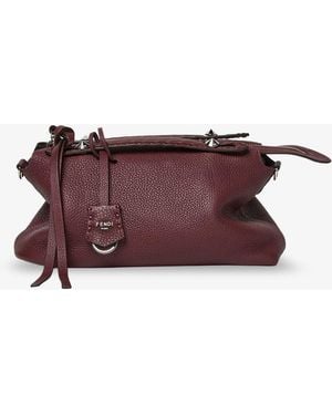 Fendi By The Way Medium Leather Crossbody Bag - Purple