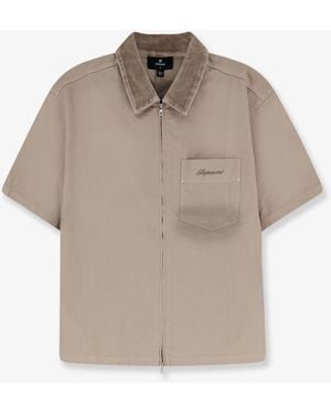 Represent Cotton Ramona Zipped Shirt - Natural